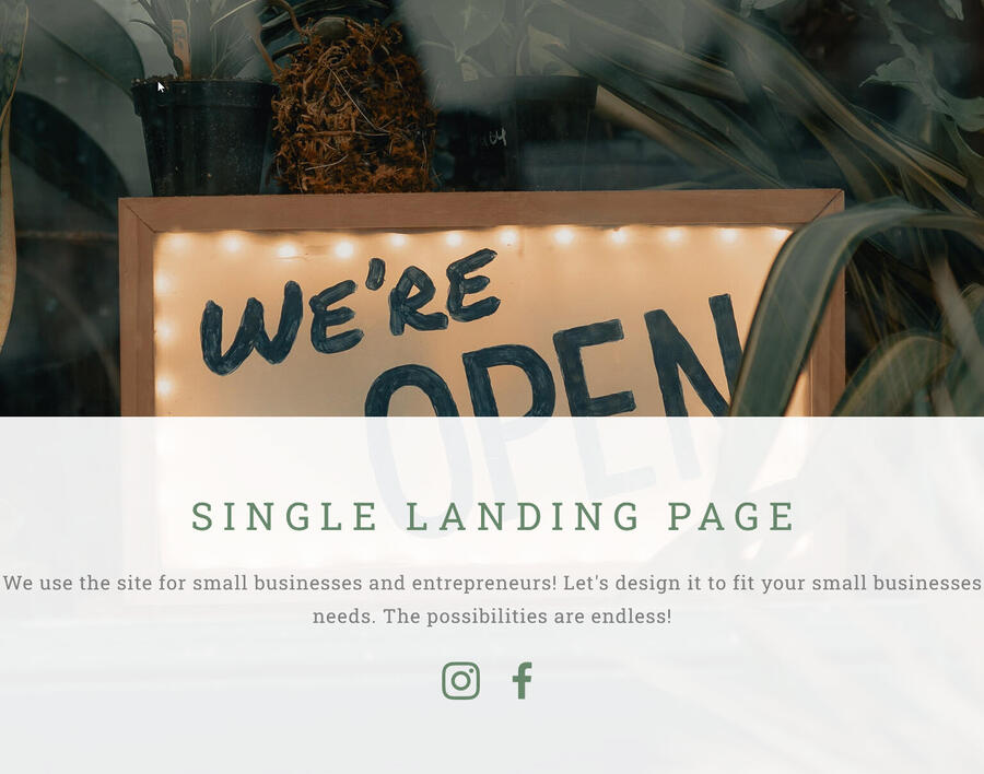 Single Landing Page